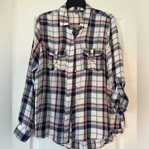 Women’s Charlotte Russe Plaid Flannel Shirt